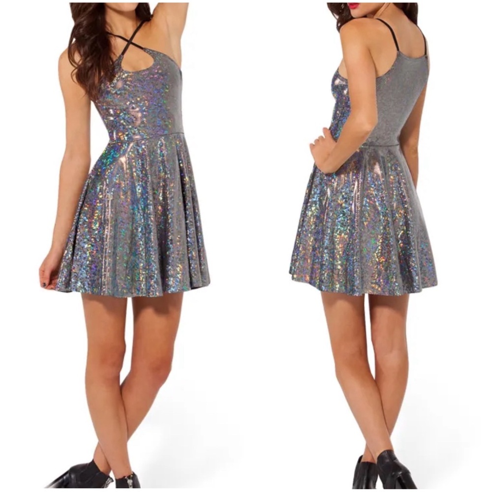 BlackMilk Shattered Crystals Reversible Straps Dress, XS